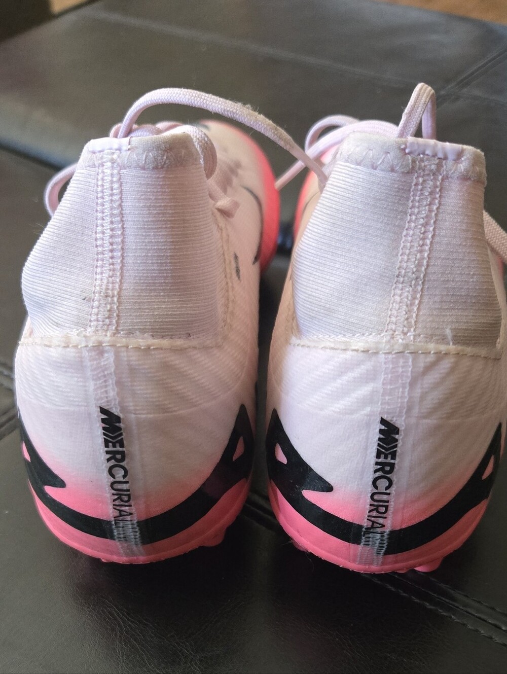 Nike Kids Pink Gradient Mercurial Soccer Cleats